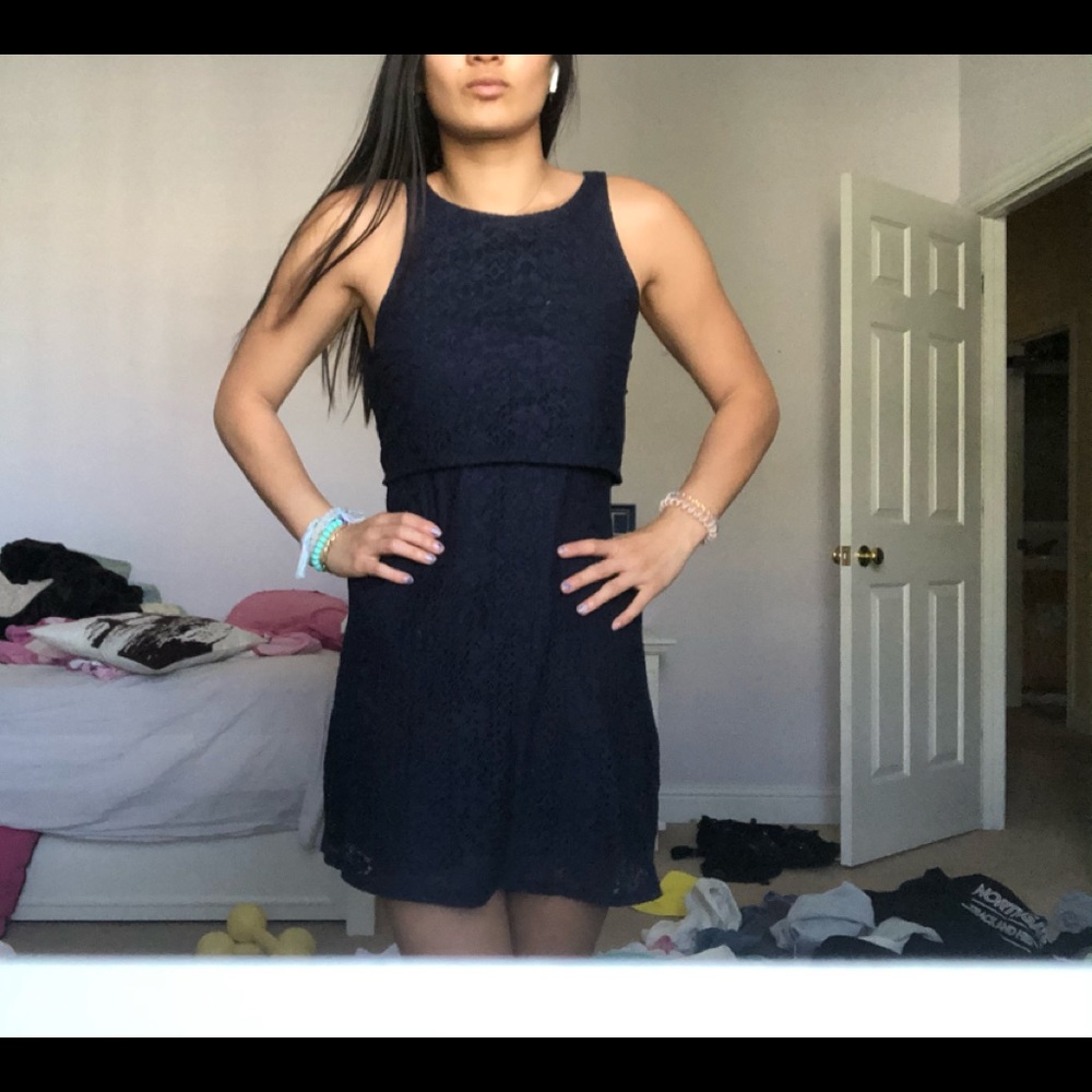 Dark blue professional dress